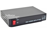 Видео дистрибутор CV-HDVD-0104. 1 вход - 4 изхода. Поддържа HD-TVI/CVI/AHD камери до 5 мегапиксела и аналогови камери, на разстояние до 300 метра с коаксиален кабел