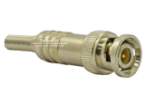 BNC конектор за микрокоаксиален кабел с винт. Пружинен предпазител ф4.3 мм