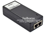Wi-Tek WI-POE31-48V: 1 портов PoE инжектор за захранване на IP камери с 1 x 10/100 Mbps PoE порт + 1 x 10/100 Mbps uplink порт, DC48V - до 24 W