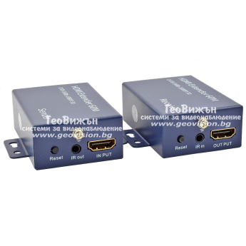 Активен удължител за HDMI сигнал с UTP Cat5е/Cat6 кабел до 60 метра: TENDTOP TTEX19