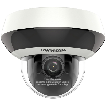 Употребявана въртяща мрежова IP куполна камера HIKVISION DS-2DE2A404IW-DE3: 4 MPX, 4x оптично увеличение, инфрачервено осветление до 20 метра, аналитични функции, с микрофон и слот за MicroSD карта