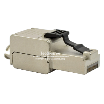 Конектор за директно свързване без инструмент към мрежов LAN кабел KELine KE-SFT45-C6AS: Cat.7A, Cat.7, Cat.6A, Cat.6 Cat.5E, RJ45-8p8c, с позлатени пинове