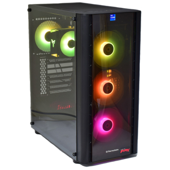 Компютър Intel Core i5-11600 4.8 Ghz, 16 GB RAM DDR4-3200, Intel UHD Graphics 750, 500 GB SSD SAMSUNG NVMe M.2, 600 Watt Thermaltake, ARGB