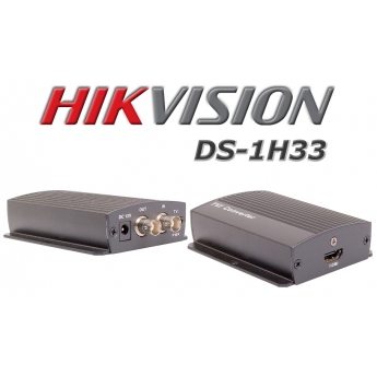 Видео конвертор - дистрибутор HIKVISION DS-1H33. Конвертира входен HD-TVI сигнал към изходен HDMI сигнал