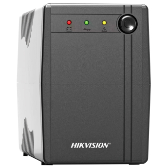 Непрекъсваемо токозахранване /UPS/ HIKVISION DS-UPS1000: 1000VA - 600 Watt, Line Interactive технология, симулирана синусоида, 2 x Шуко изходящи контакта, 1 батерия 12V/9 Ah