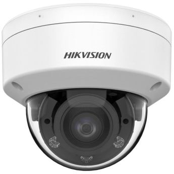 HD-TVI/AHD/CVI/CVBS камера HIKVISION DS-2CE50DF3T-VPLSZE: 2 MPX, Hybrid Light бяло LED осветление ColorVu и инфрачервено до 60 метра, микрофон с Audio Over Coaxial, моторизиран варио обектив 2.8-12 mm