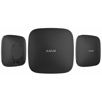 AJAX Hub 2 (2G): Безжичен алармен панел с поддръжка на фото верификация, с вграден мрежов LAN интерфейс + 2G модем с 2 слота за SIM карти. Поддържа до 100 безжични устройства