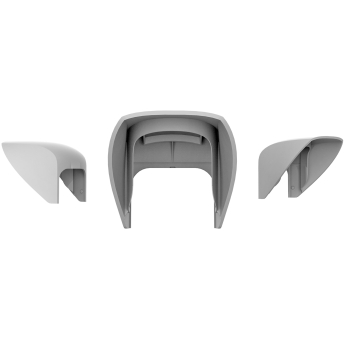 AJAX Hood for MotionProtect Outdoor: Козирка за MotionProtect Outdoor детектори. Предпазва от дъжд и сняг