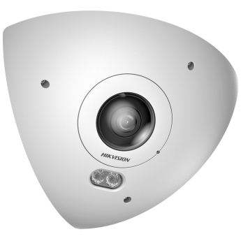 Широкоъгълна 360 градуса мрежова IP камера HIKVISION DS-2CD6W65G1-IVS: 6 MPX, DeepinView технология с DEEP LEARNING алгоритми за анализ на хора и човекопоток, обектив 1.16 mm, микрофон и говорител