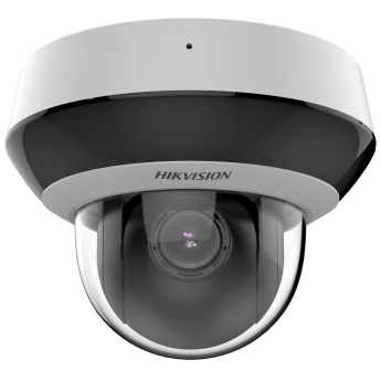 Въртяща Wi-Fi мрежова IP камера HIKVISION DS-2DE2A404IWG1-E/W: 4 MPX, 4x оптично увеличение, с аналитични функции, инфрачервено осветление до 20 метра, микрофон и говорител