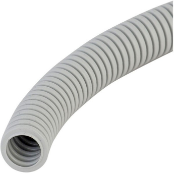 Гъвкава гофрирана тръба COURBI 31-21002-020: външен Ø 20 мм, вътрешен Ø15 мм, устойчивост на натиск 750N, UV защита, устойчивост на удари IK3, самогасяща се, за външно полагане - 50 метра