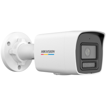 Мрежова IP камера HIKVISION DS-2CD1047G3H-LIU: 4 MPX, Motion Detection 3.0, ColorVu 3.0 със Smart Hybrid Light комбинирано БЯЛО и инфрачервено осветление до 30 метра, обектив 2.8 mm, микрофон
