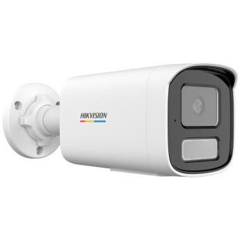 Мрежова IP камера HIKVISION DS-2CD1T47G3H-LIU: 4 MPX, Motion Detection 3.0, ColorVu 3.0 със Smart Hybrid Light комбинирано БЯЛО и инфрачервено осветление до 50 метра, обектив 2.8 mm, микрофон