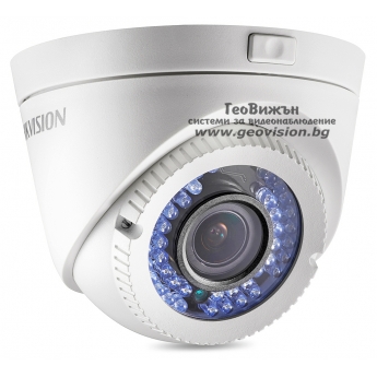 HD-TVI камера HIKVISION DS-2CE56D1T-VFIR3: 2 мегапиксела /FullHD 1080P/ 1920x1080 px, варифокален обектив 2.8-12 mm