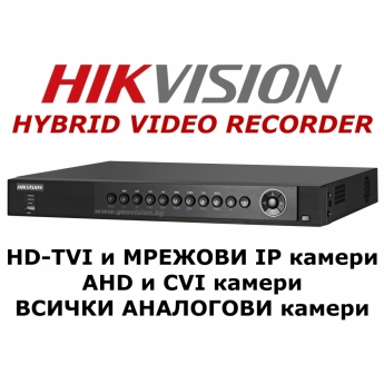 4 канален хибриден видеорекордер HIKVISION DS-7604HUHI-F1/N