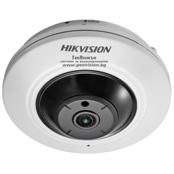 Панорамна 180° IP камера HIKVISION DS-2CD2942F-I - 4 мегапиксела, с инфрачервено осветление, обектив 1.6 mm