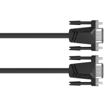 VGA кабел за монитор, двойно екраниран. Дължина 5 метра. Конектори 2 x DB-15 pin