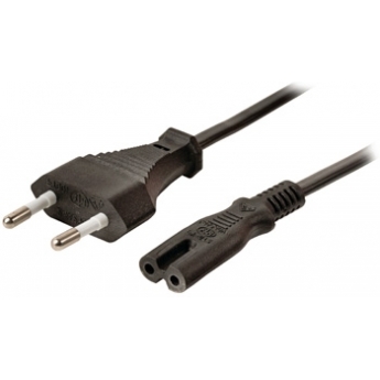 Захранващ кабел 2x0.75 mm, IEC C7, 1.8 метра