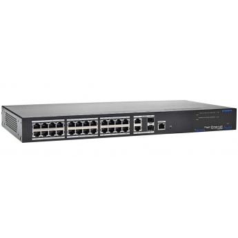 UTEPO UTP7224Е-POE-L2 - 28 портов суич с 24 x 10/100 Mbps PoE порта за IP камери + 4x1 Gbps uplink порта /2 cooper + 2 SPF/