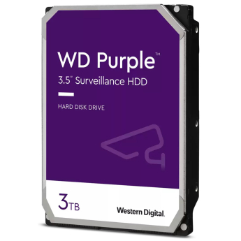 Твърд диск за вграждане във видеорекордер: 3 TB - Western Digital PURPLE серия WD30PURZ