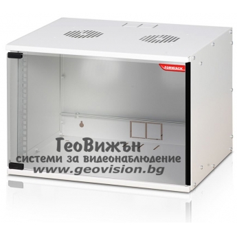 19" Комуникационен шкаф - стенен 7U: FORMRACK SOHO SH-7U, 512х400х358 mm /ШхДхВ/ с неотваряеми страници
