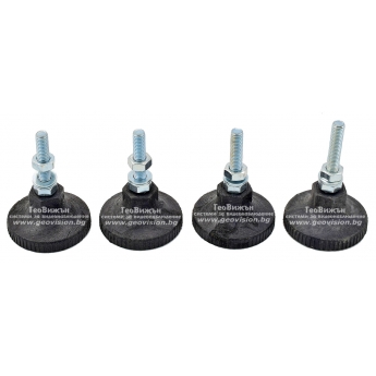 FORMRACK F043TKR: Комплект 4 бр. неподвижни крачета за монтаж на комуникационни шкафове