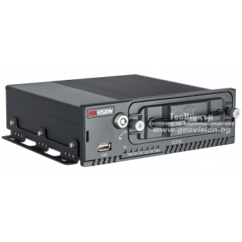 4 канален мобилен HD-TVI цифров видеорекордер за видеонаблюдение и запис в превозни средства: HIKVISION DS-MP5504 - 2 мегапиксела