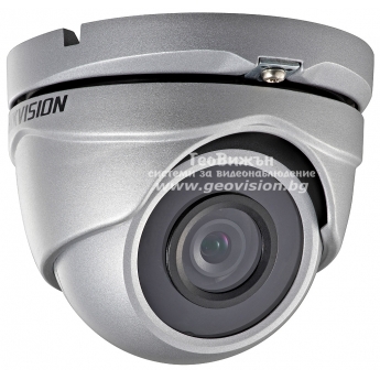 HD-TVI куполна камера за превозни средства HIKVISION AE-VC221T-IR: 2 мегапиксела 1920х1080, Обектив: фиксиран 2.8 mm