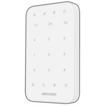 HIKVISION DS-PK1-E-WE: Безжична клавиатура с тъч LED бутони за панели AX PRO