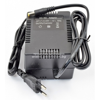 Захранващ адаптер XED-3024S - AC230V - AC24V, 3 Amp /72 W/, за въртящи PTZ камери, стабилизиран