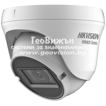 HD-TVI/AHD/CVI/CVBS куполна камера HIKVISION HWT-T340-VF: 4 MPX 2560x1440, инфрачервено осветление до 40 метра, варифокален обектив 2.8-12 mm