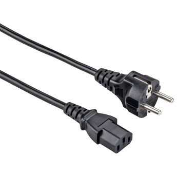 Захранващ кабел HAMA 29934: 3x0.75 mm², IEC C13, 1.5 метра