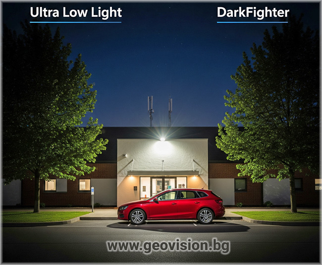 ULTRA LOW LIGHT технология на HIKVISION, за видеонаблюдение при слаба светлина