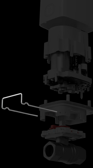 Locker to mount electric actuator without tools