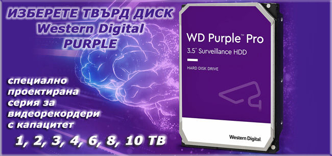 Изберете твърд диск Western Digital Purple